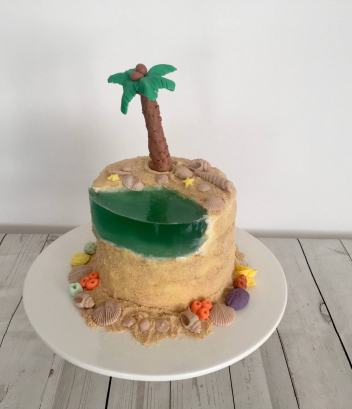 Island cake