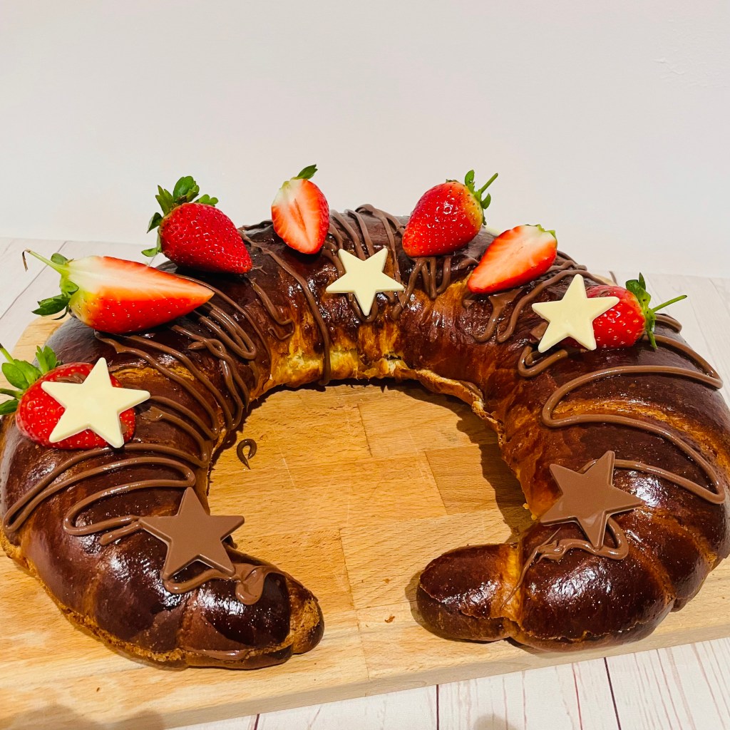 Cornetto brioche gigante alla&nbsp;Nutella