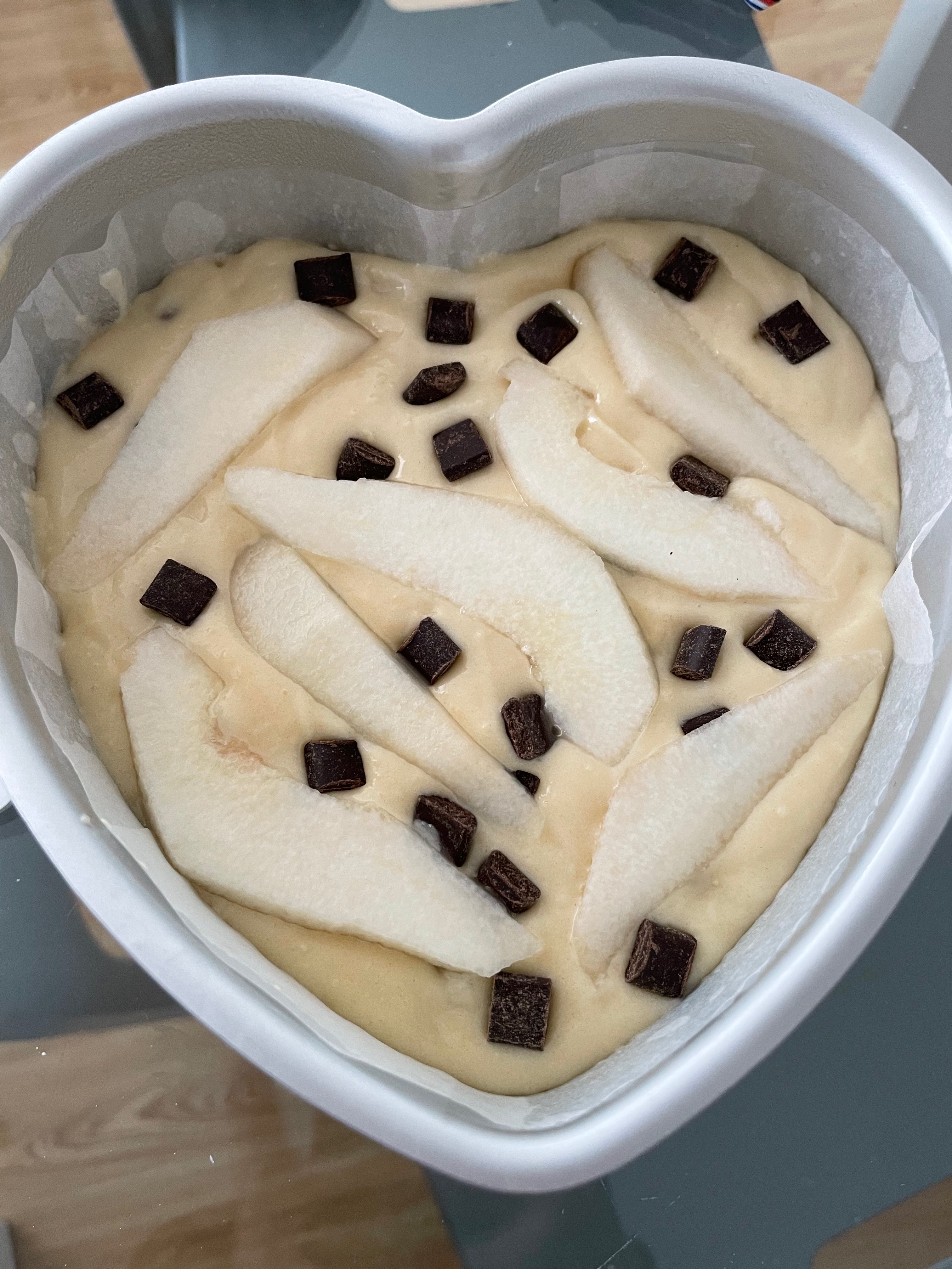 Torta alle pere e cioccolato