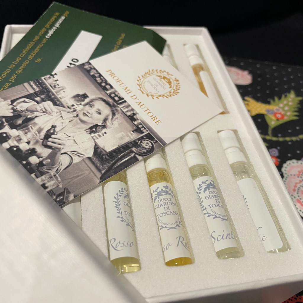 Discovery set giardini di Toscana Profumi d'autore