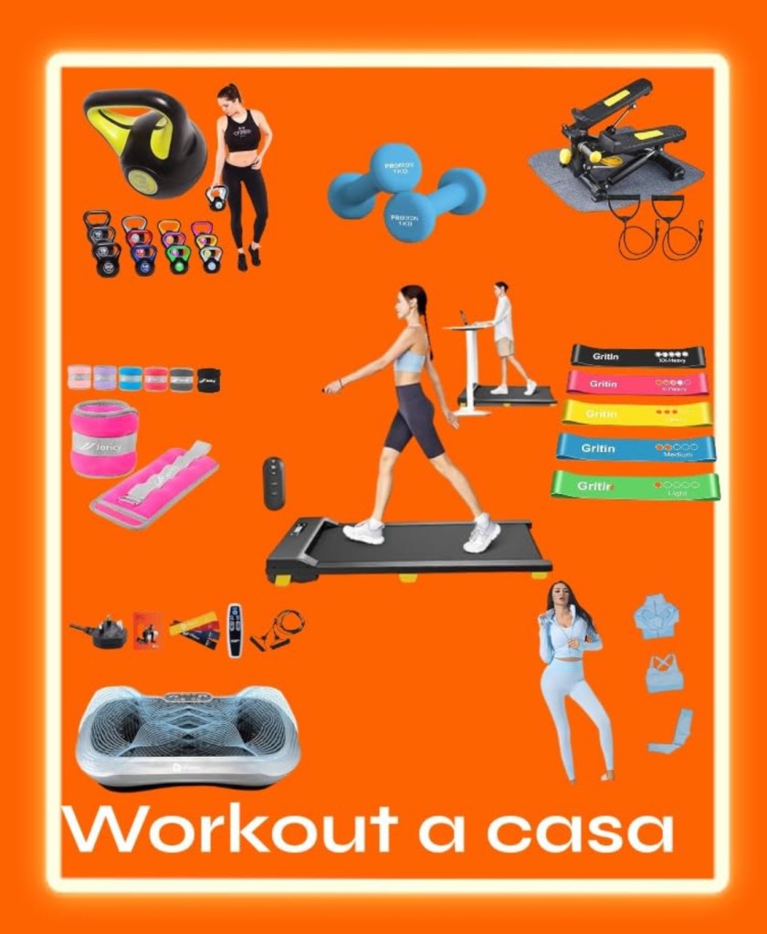 Workout a casa attrezzi per il fitness