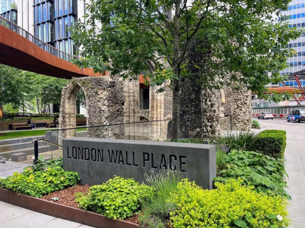 Antiche mura romane di Londra