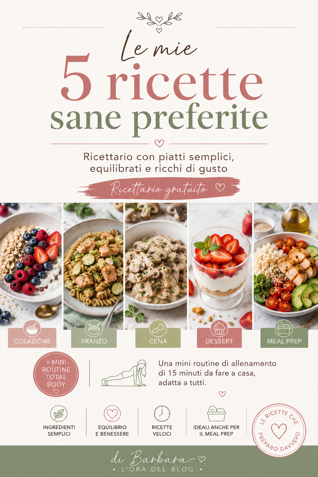 Nasce la mia collana di dispense: ricette sane, meal prep e benessere